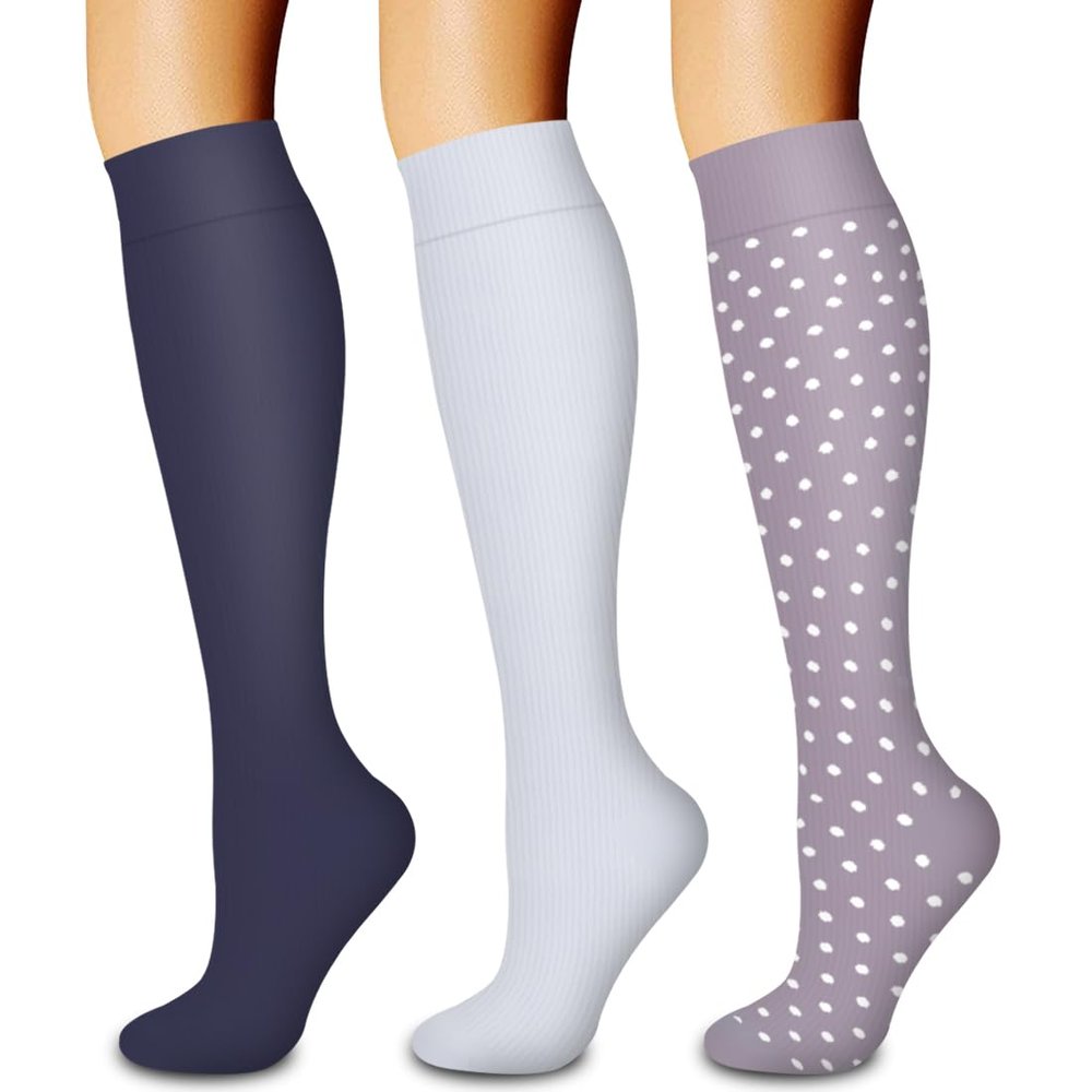 3 Pack Compression Sock-Compression Sock for Women and Men-Best for Running,Sports