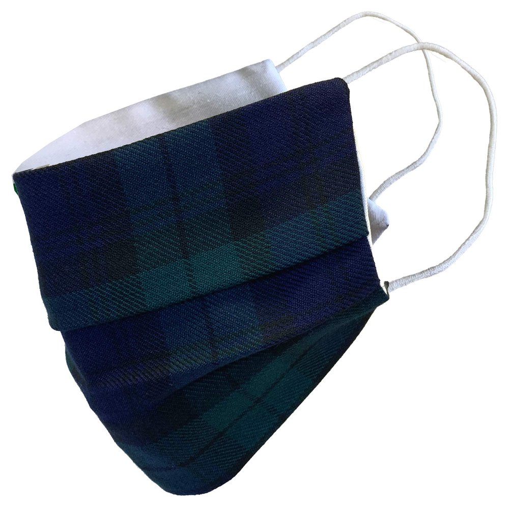 Great British Tie Club Black Watch Tartan Face Mask