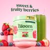 Bloom Nutrition Super Greens Powder Berry (30 Servings) Blends Probiotics, Digestive Enzymes, Spirulina, and Chlorella to Support Womens Gut Health, Reduce Bloating, and Improve Digestion Naturally view 2