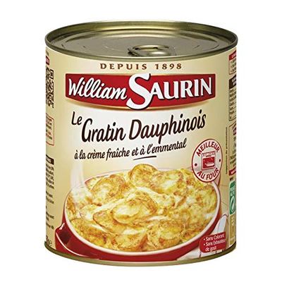 William Saurin - Potato Gratin 850G - Lot of 4 - Price Per Lot - Fast Delivery