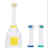 Electric Toothbrush - Rotating Soft Bristles Battery Powered with 3 Strong Heads (Yellow) view 2