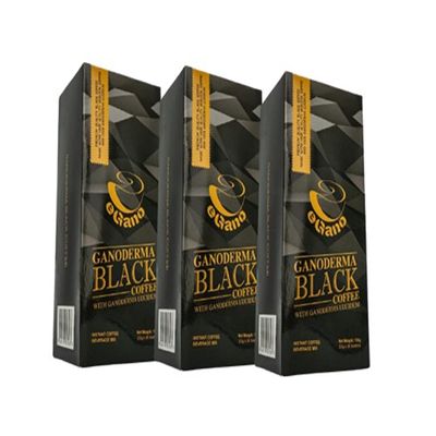 3 Boxes eGano Premium Ganoderma Black Coffee Instant Coffee with Ganoderma Lucidum Extract (30 Sachets x 3.5g / Box)