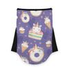 AJINGA Face Coverings Bandana Ear Loops StylishUnicorn Dessert Magic Cupcakes Sweets Waffle Cone Women Neck Gaiters for Dust Wind Motorcycle Men view 1