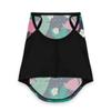 AJINGA Face Coverings Bandana Ear Loops StylishPink Flamingo Green Leave White Flower Women Neck Gaiters for Dust Wind Motorcycle Men view 2