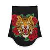 AJINGA Face Coverings Bandana Ear Loops StylishTiger Rose Premium Women Neck Gaiters for Dust Wind Motorcycle Men view 1