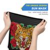 AJINGA Face Coverings Bandana Ear Loops StylishTiger Rose Premium Women Neck Gaiters for Dust Wind Motorcycle Men view 3