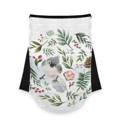 AJINGA Face Coverings Bandana Ear Loops StylishTufted Titmouse Bird Women Neck Gaiters for Dust Wind Motorcycle Men