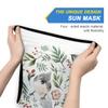 AJINGA Face Coverings Bandana Ear Loops StylishTufted Titmouse Bird Women Neck Gaiters for Dust Wind Motorcycle Men view 3