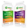 Vision Defender Vegan Eye Vitamins: Eye Health Supplements Bundle Containing 2 Products: AREDS2 Vision Defender AMD & MZ (90 Days Supply). AREDS 2 Formula (Lutein, Zinc, VIT C&E) Plus Meso-Zeaxanthin view 1