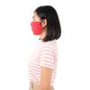 LOFBAZ Cloth Face Coverings Cotton Fabric with Filter Pocket Washable Reusable Vibrant Red - Pack of 3, Adult M view 4