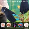 2 Pairs Pack Copper Compression Full Finger Arthritis Gloves for Relief Arthritis Pain,Copper Glove with Touch Screen Fingers for Everyday Support, Carpal Tunnel, Typing, Fit for Men & Women (X-Large) view 3