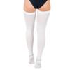 Anti Embolism Compression Stockings, Thigh High Unisex Ted Hose Socks 15-20 mmHg Moderate Level, White, M (1 Pair) view 3