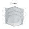 LOFBAZ Cotton Cloth Face Coverings Reusable Washable with Filter Pockets (Empire Ice - Pack of 3, Adult M) view 2
