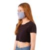 LOFBAZ Cotton Cloth Face Coverings Reusable Washable with Filter Pockets (Lavender - Pack of 3, Adult S) view 3