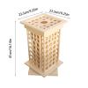 ruist-eu Oil Display Stand 125 Slots Organizer Wood Shelf Storage Display Stand Makeup Storage view 2