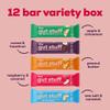 The Gut Stuff  High Fibre Fruit & Nut Bars  Mixed Flavours  12 x 35g Bar Box  Gut Friendly Snack, Gluten Free, Vegan, Low Calorie, All Natural view 3
