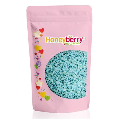 Blue Popping Candy 250g - Cocoa Butter Coated Unflavoured Natural Blue Coloured Popping Candy for Baking Cake Decoration