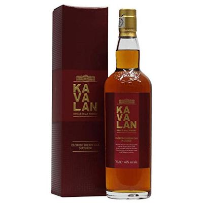 Kavalan Oloroso Sherry Oak Matured Single Malt Whisky 70cl 46% With Gift Box
