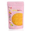 Yellow Popping Candy 250g - Cocoa Butter Coated Unflavoured Natural Yellow Coloured Popping Candy for Baking Cake Decoration view 1