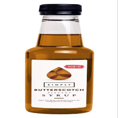 Simply Sugar Free Butterscotch Syrup, Low Calorie, Vegan & Nut Free Flavoured Syrup for Coffee, Cocktails & Baking (250ml)