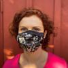 Anuschka Silk Face Masks - Comfortable Double-Layered Pleated Design - Reusable, Breathable & Adjustable - Cleopatra's Leopard view 2