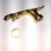 1 Solid Brass Jaguar Head Handle Wooden Walking Stick Handmade Wooden Cane view 2