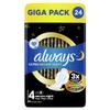 Always - 24x Ultra Sanitary Pad Secure Night Size 4 with Wings - 1 Piece view 2