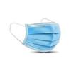 Komonee 10 x Face Mask 3 Ply Disposable Blue Dustproof Mouth Cover Covering For Men Women Outdoors Indoors Cycling Ski Protection view 2