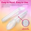Calibrated Medicine Spoon for Kids - (Pack of 4) - 2 Tsp/10 mL Capacity Plastic Oral Liquid Dose Medication Graduated Dispenser view 4