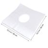 minkissy 200pcs Towel Face Hole Pillow Cover Face Massage Pad Neck Hole Cushion Disposable Spa Pillow view 4