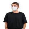 Basic Sense 3 Packs 100% Cotton Washable Reusable Skin Friendly Plain Face Coverings Masks (Grey 3 Pack) view 3