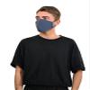 Basic Sense 3 Packs 100% Cotton Washable Reusable Skin Friendly Plain Face Coverings Masks (Blue 3 Pack) view 3
