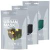 Basic Sense 3 Packs 100% Cotton Washable Reusable Skin Friendly Plain Face Coverings Masks (Camo 3 Pack) view 1