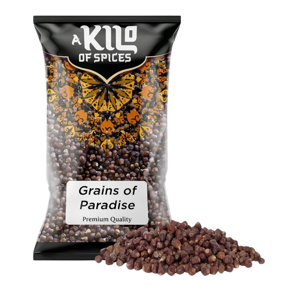 A Kilo of Spices | Exotic Grains of Paradise 100g - Premium Aframomum Melegueta Spice - Alligator Pepper | Guinea Pepper for Authentic West African Flavours