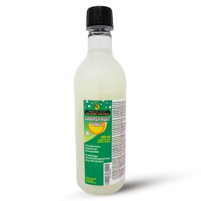 Zero Sugar Grapefruit Tonic Soda Syrup Concentrate 500 ml - Make 12.5 Litres of Sugar-Free Soft Drink by Adding Flavouring to Carbonated Sparkling Fizzy Water