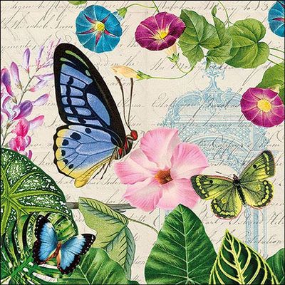 Ambiente 3 Ply Paper Napkins Romantic Pure