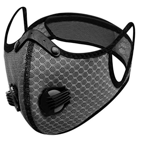 GFM Mens or Unisex Fashion Reusable - Washable Face Mask Cover - Included 2 Filters - (0045-02)