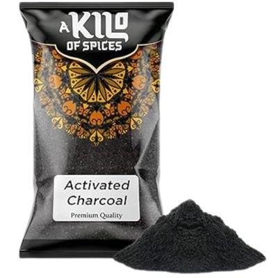 A Kilo of Spices | Premium Activated Coconut Charcoal Powder 10 Kg | Natural Teeth Whitening, Detoxifying, and Cleansing | Food Grade - Perfect for DIY Beauty Products and Health Remedies