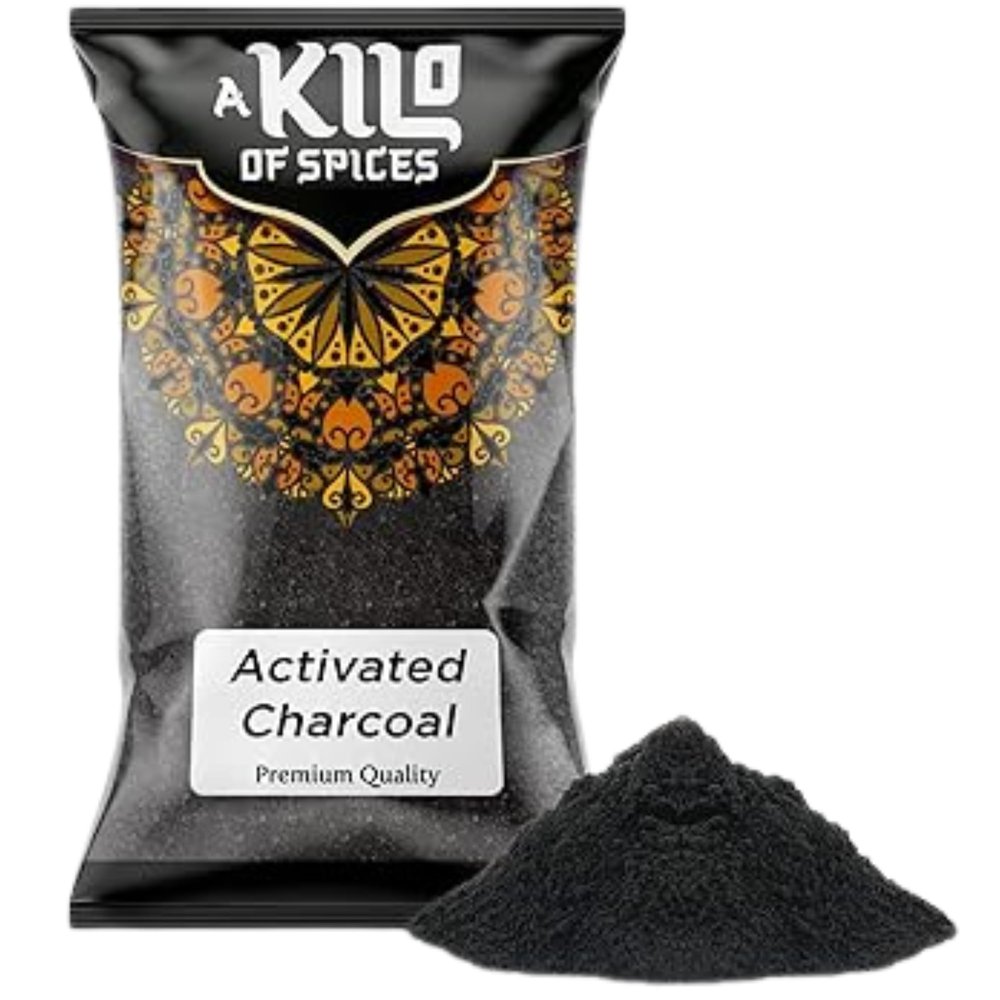 A Kilo of Spices | Premium Activated Coconut Charcoal Powder 10 Kg | Natural Teeth Whitening, Detoxifying, and Cleansing | Food Grade - Perfect for DIY Beauty Products and Health Remedies
