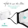 200Pack PM 2.5 Activated Carbon Filter | Adults Mouth Mask Filters | Replaceable Anti Haze Filter Paper | Breathing Insert Protective Mask | Meltblown Non-Woven Cloth 5 Layers Filters A view 2
