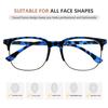 Eyekepper Reading Glasses Women Men Design Semi-rim Readers Eyeglasses - Blue/Tortoise+1.00 view 3