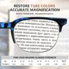 Eyekepper Reading Glasses Women Men Design Semi-rim Readers Eyeglasses - Blue/Tortoise+1.00 view 4