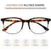 Eyekepper Reading Glasses Women Men Design Semi-rim Readers Eyeglasses - Tortoise +2.50 view 3