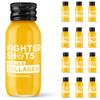 Fighter Shots Ginger Marine Collagen Shots (12x60ml) | Healthier Skin and Hair | 100% Natural | Perfect Morning/Post Workout Pick Me Up | No Preservatives | Fresh & Fiery Ginger Shots view 1