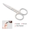 Small Eyerbow Scissors Stainless Steel Facial Hair Grooming Beauty Tool Eyebrows Beard Eyelashes Scissors for Mustache Eyebrow Eyelash Beard Trimming view 3
