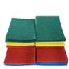16 Coloured Scouring Pads | 2 Packs of 8 Sponges | Flat Scouring Pad Classic Cleaning Sponge & Scourer Pads view 3