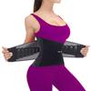 TESETON Back Wrap for Men & Women, Brace Belt Plus Size,Breathable Lumbar Support for Scoliosis, Waist Relax Lower Back Pain, Sciatica Pain Relief with 8 reinforced Bones 02 Black-XL view 1
