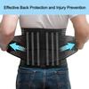 TESETON Back Wrap for Men & Women, Brace Belt Plus Size,Breathable Lumbar Support for Scoliosis, Waist Relax Lower Back Pain, Sciatica Pain Relief with 8 reinforced Bones 02 Black-XL view 3