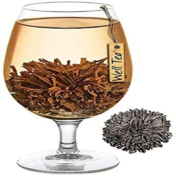 WellTea Keemun Peony Flowering Black Tea, Blooming Flower Tea - 50G