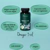 Vegavero Vegan Omega 3 | Algae Oil DHA & EPA | 90 Capsules | NO Additives | Lab-Tested view 2